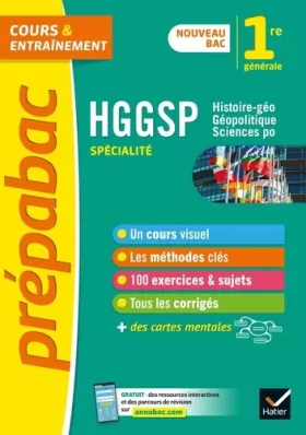Couverture du produit · Prépabac HGGSP 1re générale (spécialité): nouveau programme de Première