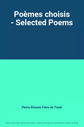 Couverture du produit · Poèmes choisis - Selected Poems