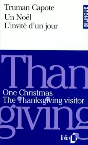 Couverture du produit · Un Noël/One Christmas - L'Invité d'un jour/The Thanksgiving visitor