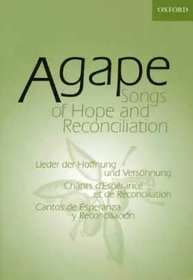Couverture du produit · Agape: Songs of Hope and Reconciliation
