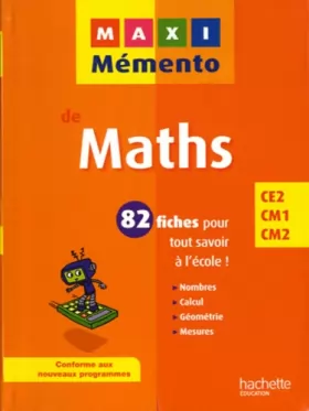 Couverture du produit · MAXI MEMENTO - Maths CE2-CM1-CM2