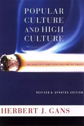 Couverture du produit · Popular Culture And High Culture: An Analysis And Evaluation Of Taste