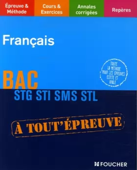 Couverture du produit · Français Bac STG STI SMS STL (Ancienne Edition)