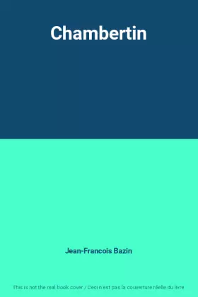 Couverture du produit · Chambertin