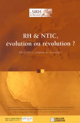 Couverture du produit · RH & NTIC, évolution ou révolution ? HR & NICT, evolution or revolution?