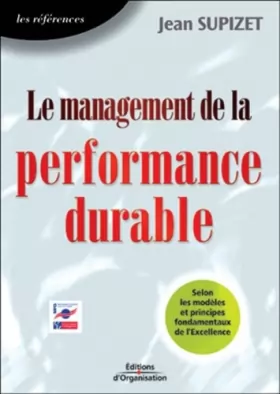 Couverture du produit · Le Management de la performance durable