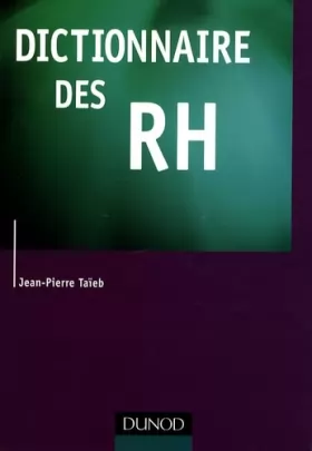 Couverture du produit · Dictionnaire des RH