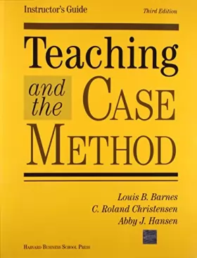 Couverture du produit · Teaching and the Case Method