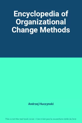 Couverture du produit · Encyclopedia of Organizational Change Methods
