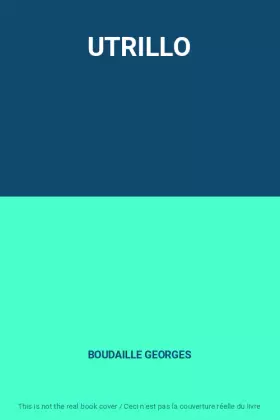 Couverture du produit · UTRILLO