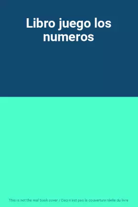 Couverture du produit · Libro juego los numeros