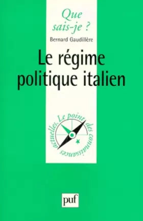 Couverture du produit · Le régime politique italien