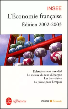 Couverture du produit · L'Economie française, édition 2002-2003 : Rapport sur les comptes de la nation de 2001