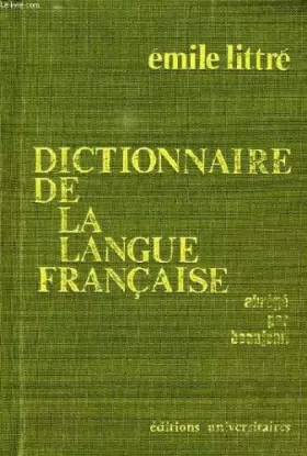 Couverture du produit · Dictionnaire de la langue francaise