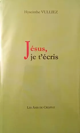 Couverture du produit · Jésus, je t'écris