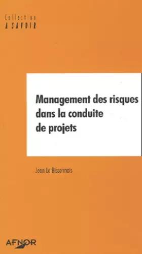 Couverture du produit · Management des risques dans la conduite de projets
