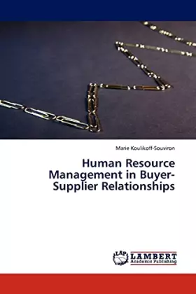 Couverture du produit · Human Resource Management in Buyer-Supplier Relationships