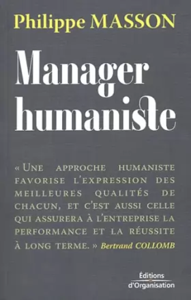 Couverture du produit · Manager humaniste