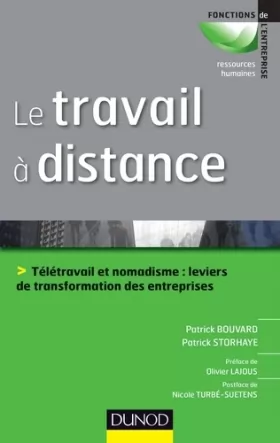 Couverture du produit · Le travail à distance - Télétravail et nomadisme, leviers de transformation des entreprises: Télétravail et nomadisme, leviers 