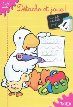 Couverture du produit · Détache et joue ! 4-5 ans