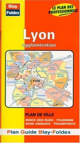 Couverture du produit · Plan de ville : Lyon et agglomération (avec un index)