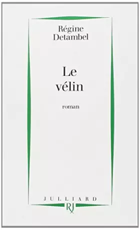 Couverture du produit · VELIN