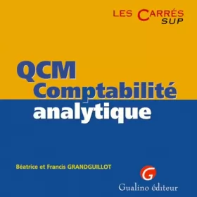 Couverture du produit · QCM comptabilité analytique