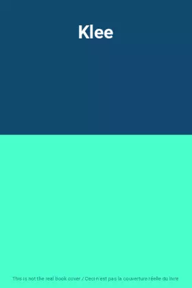 Couverture du produit · Klee