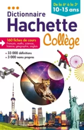 Couverture du produit · Dictionnaire Hachette Collège