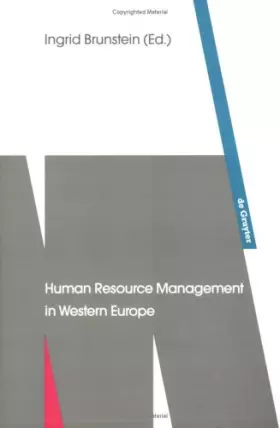 Couverture du produit · Human Resource Management in Western Europe
