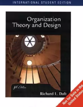 Couverture du produit · Organization Theory and Design