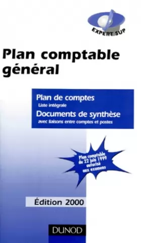 Couverture du produit · Plan comptable général, édition 2000