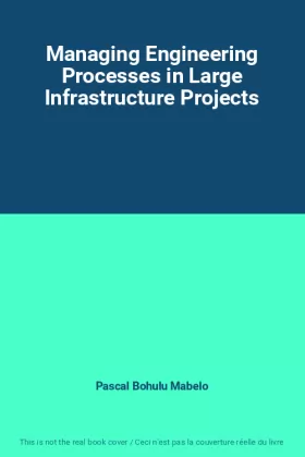 Couverture du produit · Managing Engineering Processes in Large Infrastructure Projects