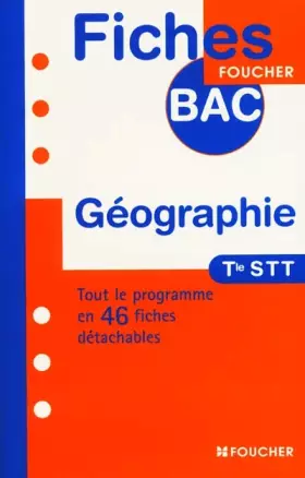 Couverture du produit · GEOGRAPHIE TERM STT ET STG (Ancienne édition)