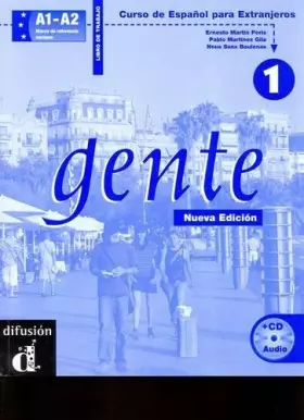 Couverture du produit · Gente 1 : Libro de trabajo (1CD audio)