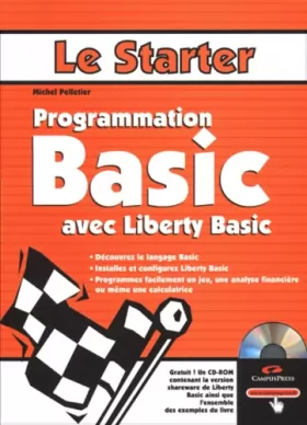 Couverture du produit · Programmation basic avec Liberty Basic (livre et CD-Rom)