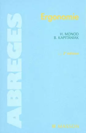 Couverture du produit · Ergonomie