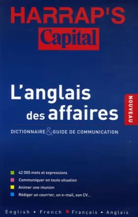 Couverture du produit · Harrap's Capital Business : L'anglais des affaires Dictionnaire français-anglais/anglais-français