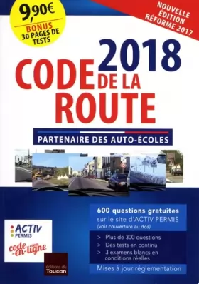 Couverture du produit · Code de la route 2018