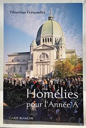 Couverture du produit · HOMÉLIES POUR L'ANNÉE A