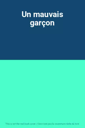 Couverture du produit · Un mauvais garçon