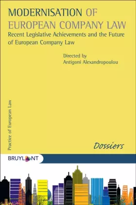Couverture du produit · Modernisation of European Company Law