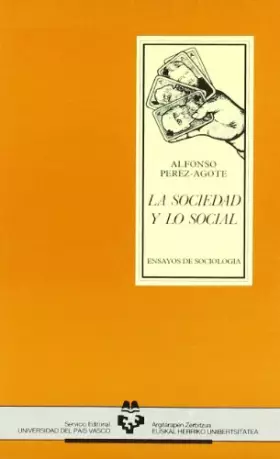 Couverture du produit · La sociedad y lo social
