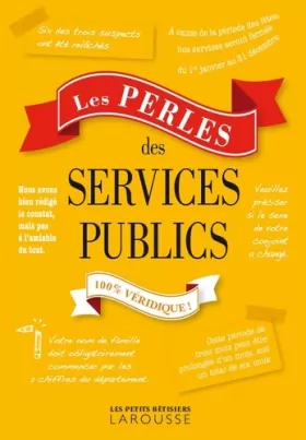 Couverture du produit · Les Perles des services publics