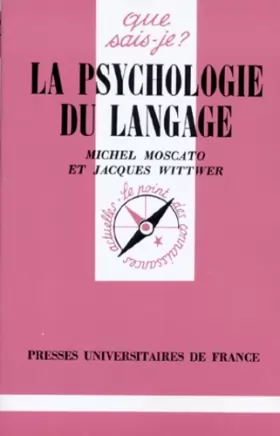 Couverture du produit · La psychologie du langage