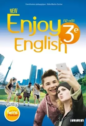 Couverture du produit · New Enjoy English 3e - Livre + DVD-rom