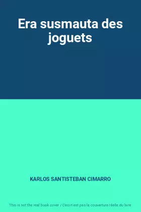 Couverture du produit · Era susmauta des joguets