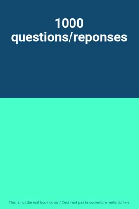 Couverture du produit · 1000 questions/reponses