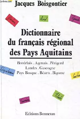 Couverture du produit · Dictionnaire du français régional du Nord-Pas-de-Calais