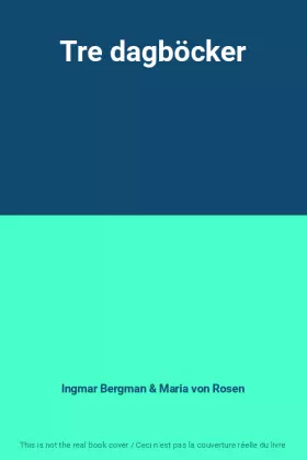 Couverture du produit · Tre dagböcker